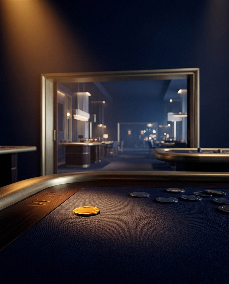 Player using laptop for online gaming